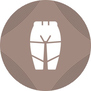 Termal iç çamaşırı simgesi, vektör illüstrasyonu