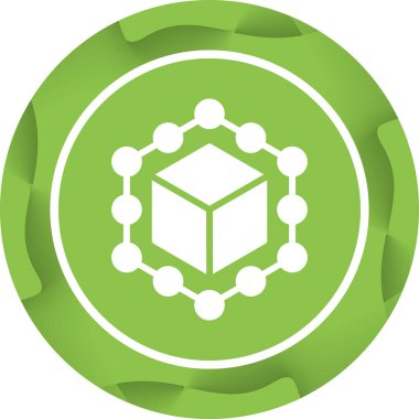 Tedarik zinciri yönetim web simgesi vektör illüstrasyonuName