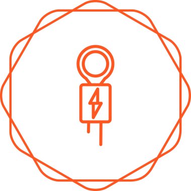 Kablo Birleştirici ağ ikonu vektör resimlemesini etkinleştir