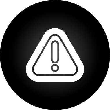 Uyarı tehlike simgesi web basit illüstrasyonuName