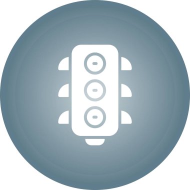 Trafik ışıkları simgesi, vektör çizimi