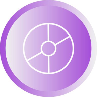 Disk modern simgesinin vektör illüstrasyonu