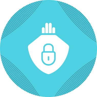 Beyaz arka plan üzerinde izole şifrelemesi simgesinin 