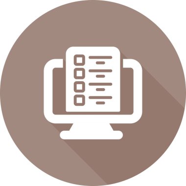 bilgisayar simgesi, vektör illüstrasyonu basit tasarım