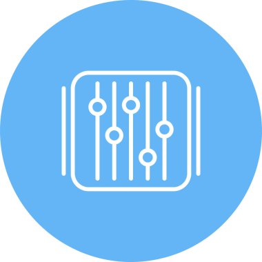 Kaydırma simgesi, beyaz arkaplanda izole edilmiş web simgesi 