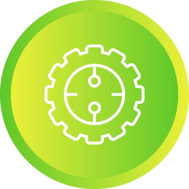 Teçhizat Web simgesi basit illüstrasyon