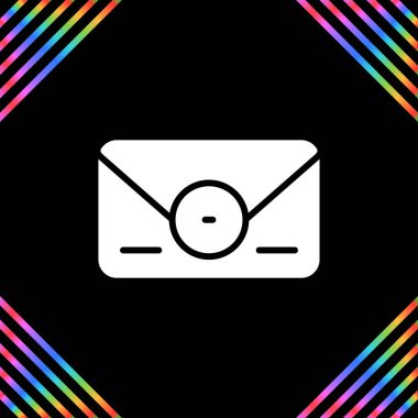 zarf simgesi, web basit illüstrasyon