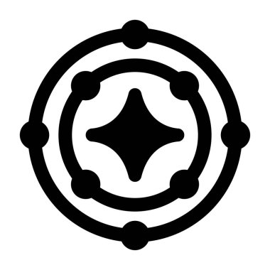 Yıldız simgesinin vektör illüstrasyonu