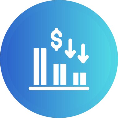 Mali işler. Web simgesi basit tasarım
