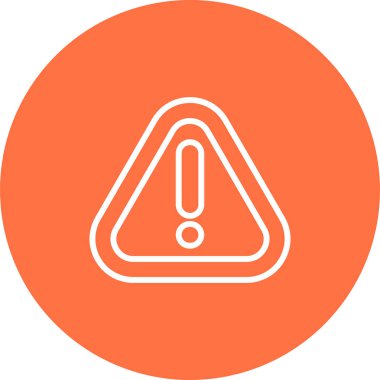 Uyarı tehlike simgesi web basit illüstrasyonuName