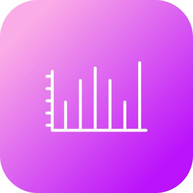 İstatistikler grafik simgesi. vektör illüstrasyonu