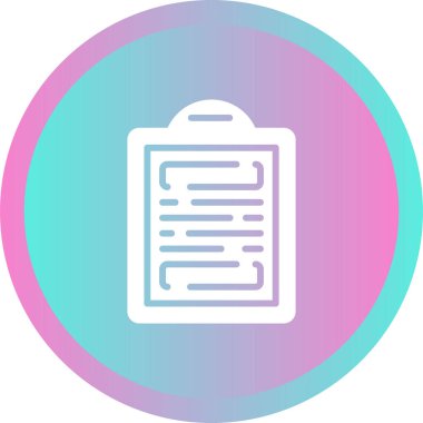 Pano simgesi, vektör illüstrasyonu basit tasarım