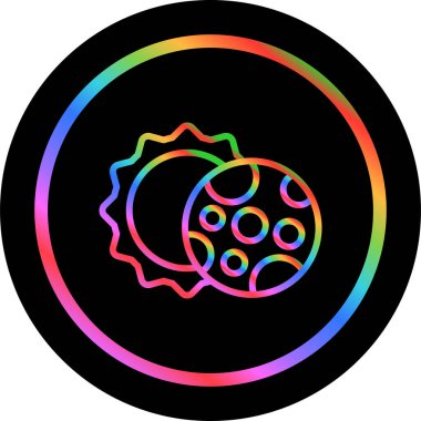 Tutulma. Web simgesi basit tasarım