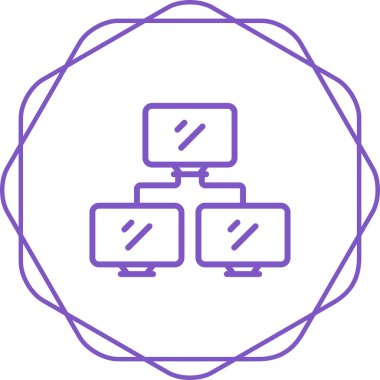 ağ web simgesi, vektör çizim