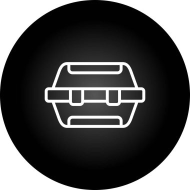 Alet çantası. Web simgesi basit tasarım 