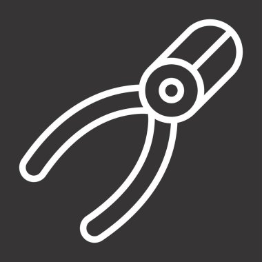 Pense modern simgesinin vektör illüstrasyonu  