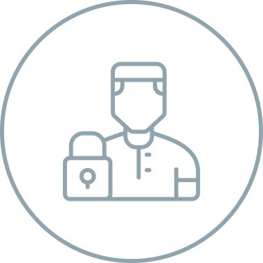 user icon, vector illustration simple design