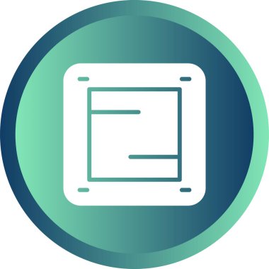 Anakart. Web simgesi basit illüstrasyon