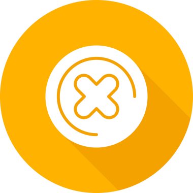 Haç. Web simgesi basit illüstrasyon