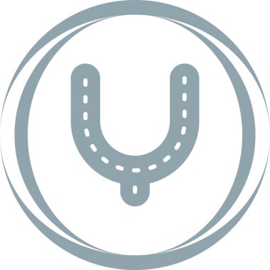 Küf modern simgesi beyaz arkaplanda izole 