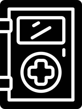 Kapı simgesinin vektör illüstrasyonu