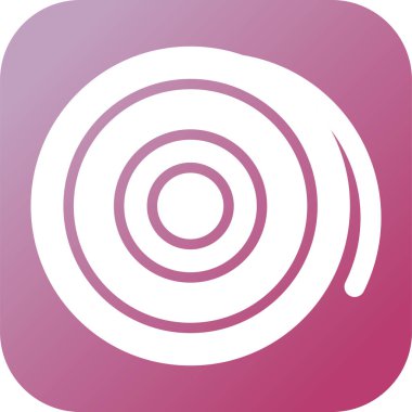 Elektrik Teybi ağ simgesi vektör illüstrasyonu