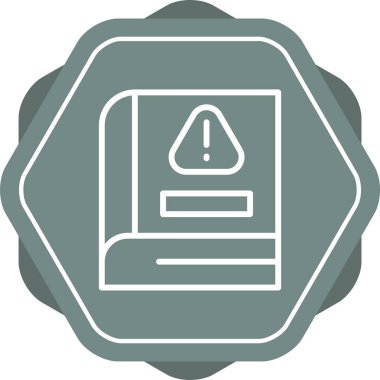 kitap web simgesi, vektör illüstrasyonu 