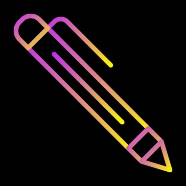 kalem simgesinin vektör illüstrasyonu 