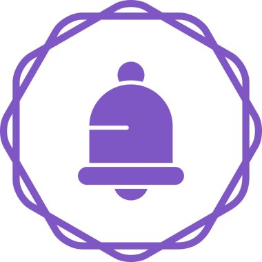 Çan simgesi web basit illüstrasyon