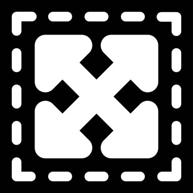 Büyütme Ağ simgesinin vektör illüstrasyonu