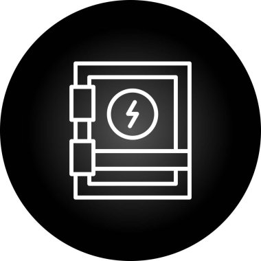 Elektrik Panelinin vektör illüstrasyonu