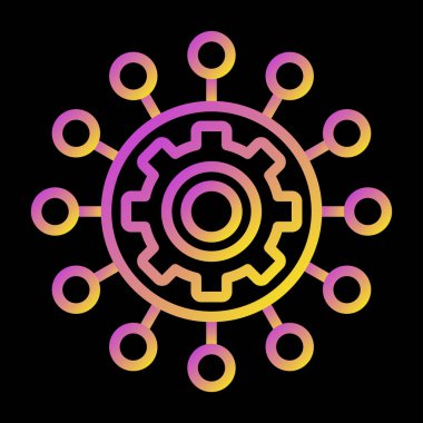  Fonksiyonellik web simgesi vektör çizimi