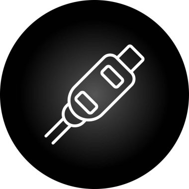 hdmi simgesi, web tasarımı için resimleme