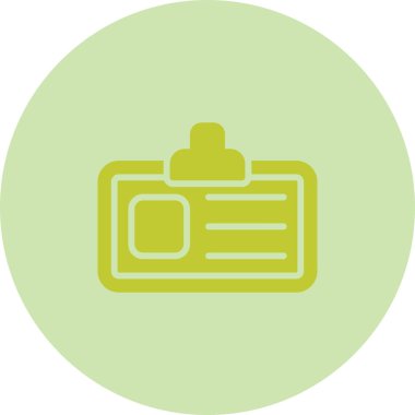 Kartvizit simgesinin vektör illüstrasyonu 