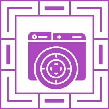 hedef simge, vektör illüstrasyonu basit tasarım