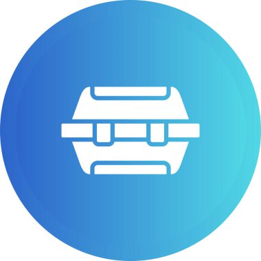 Alet çantası. Web simgesi basit tasarım 