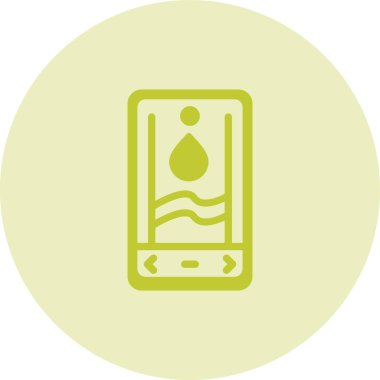 Akıllı telefon simgesinin vektör illüstrasyonu 