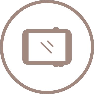 Tablet modern simgesinin vektör illüstrasyonu