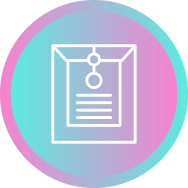 belge dosyası web simgesi basit illüstrasyon