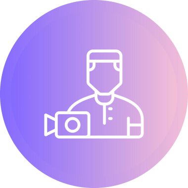 user icon, vector illustration simple design