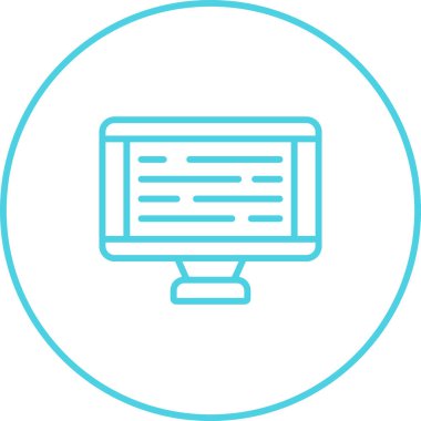 Bilgisayar web simge vektör çizim