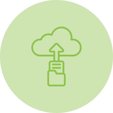 Web simge vektör çizim upload