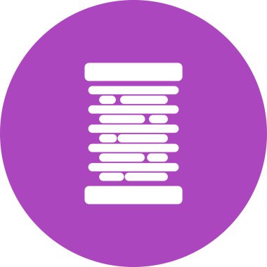 Merkezi Hizala Web simgesi vektör illüstrasyonu