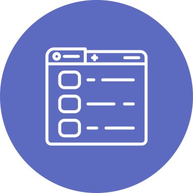 seçenekler simgesi, vektör illüstrasyonu 