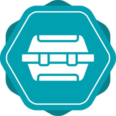 Alet çantası. Web simgesi basit tasarım 