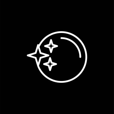 İnci Web simgesi, basit vektör illüstrasyonu