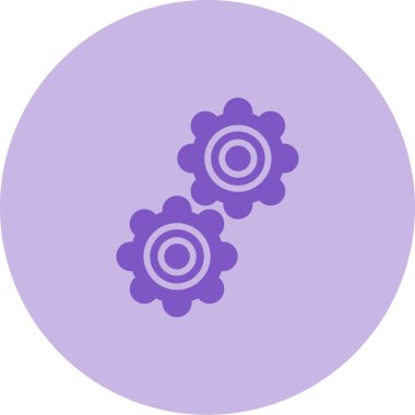 Ayarları satırı simgesi, vektör çizim 