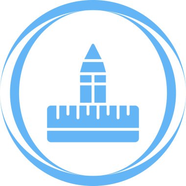 Kırtasiye simgesi, basit vektör illüstrasyonu 