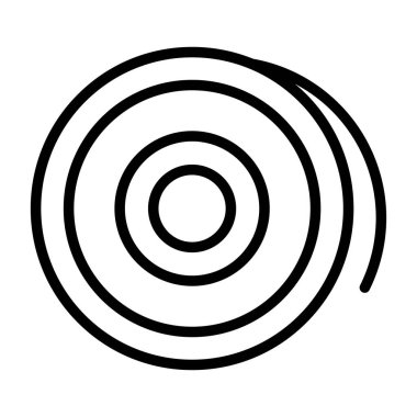 Elektrik Teybi ağ simgesi vektör illüstrasyonu