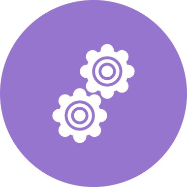 Ayarları satırı simgesi, vektör çizim 